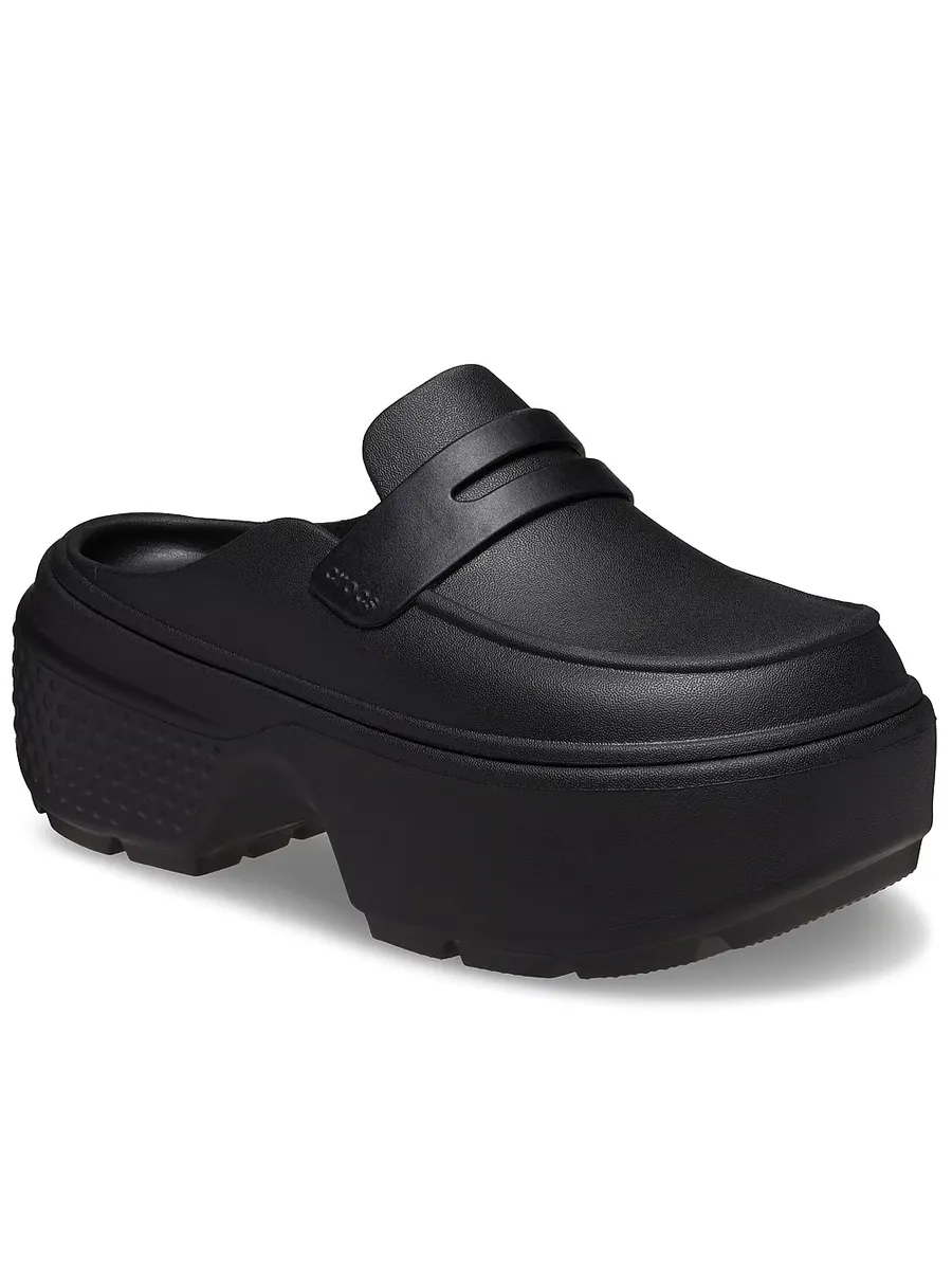 

Стомп-лоферы Crocs, черный