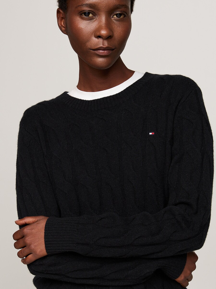 Свитер TOMMY HILFIGER, Black — фото 3