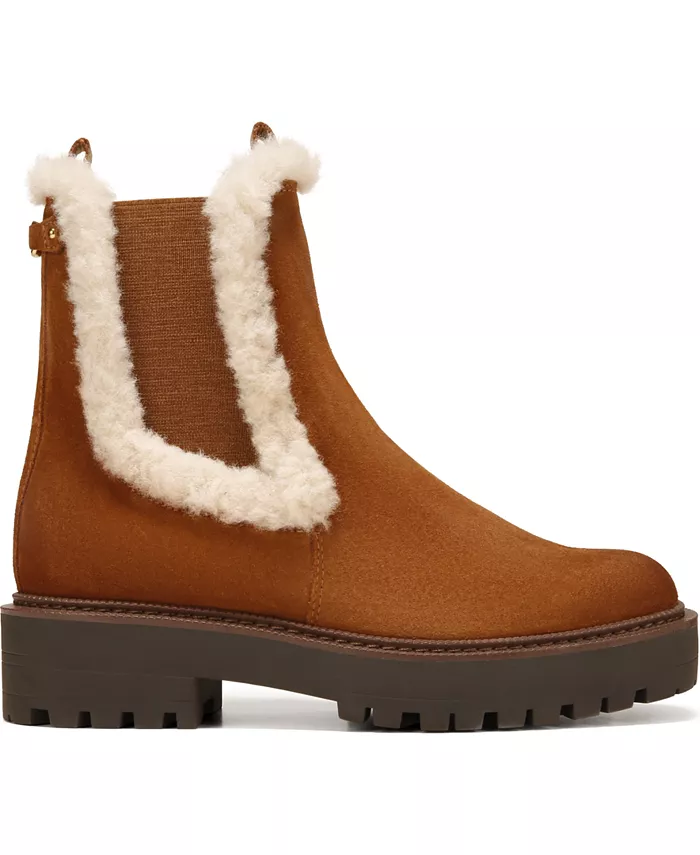 Женские уютные короткие сапоги Laguna на резинке Sam Edelman, коричневый — фото 2