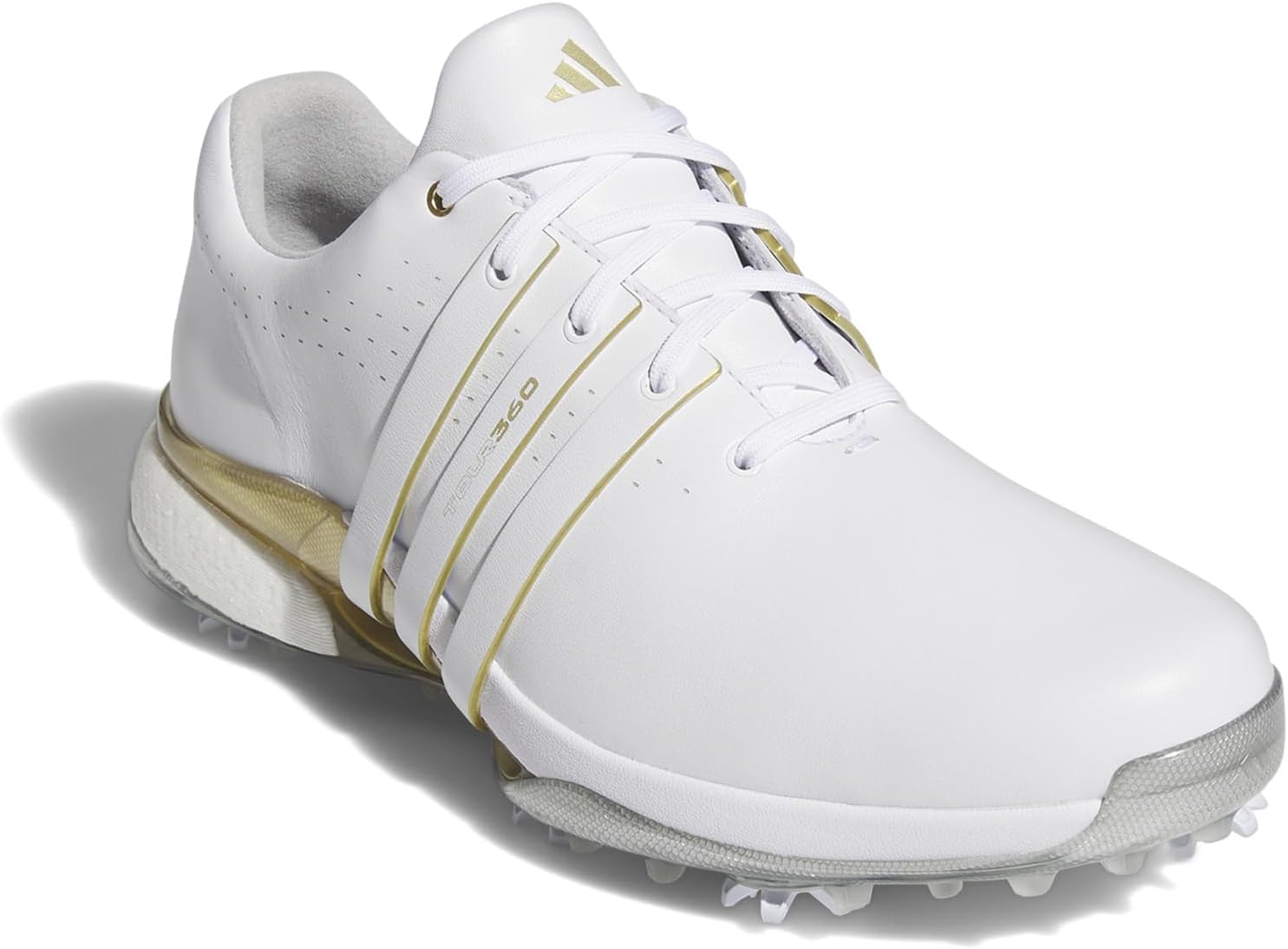 

Кроссовки adidas Golf Tour360 24 Golf Shoes, цвет Footwear White/Gold Metallic/Silver Metallic