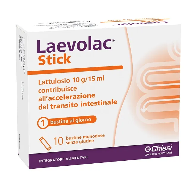 

Laevolac Stick, добавка для здоровья кишечника, 10 пакетиков