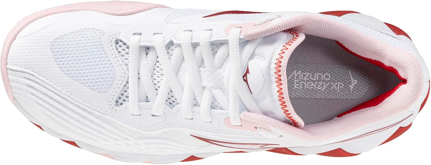 Кроссовки теннисные Mizuno Wave Enforce Tour 2 AC, White-pinkesque — фото 4