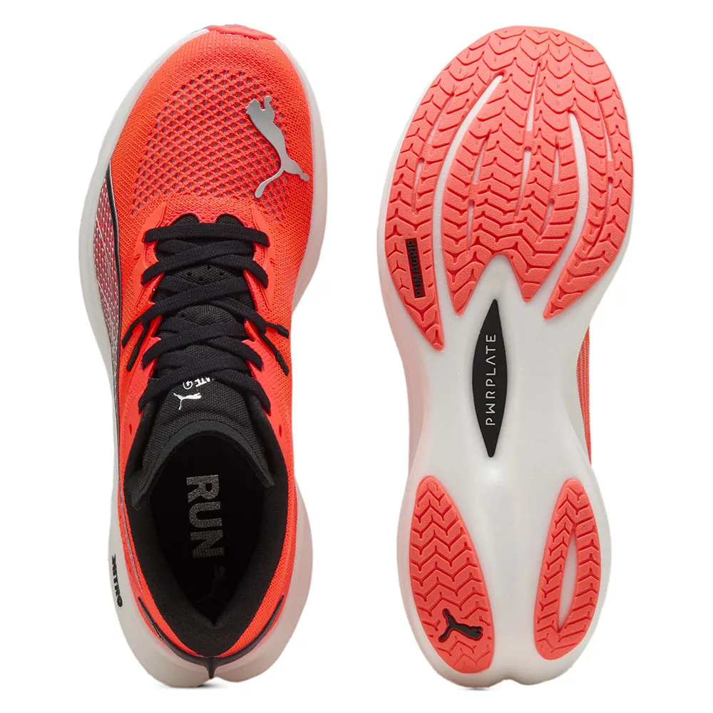 Беговые кроссовки Puma Deviate Nitro 3, оранжевый — фото 2