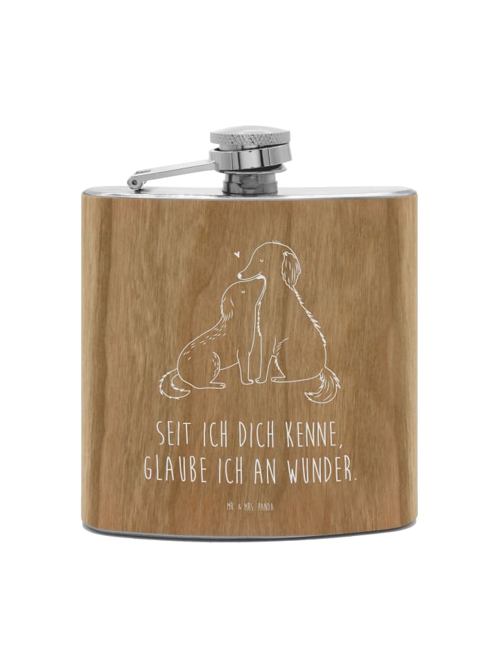 

Mr. & Mrs. Panda Фляжка с надписью «Любовь к собаке» коричневого цвета