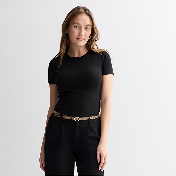 

Футболка с заправляемым низом для подростков So, Black