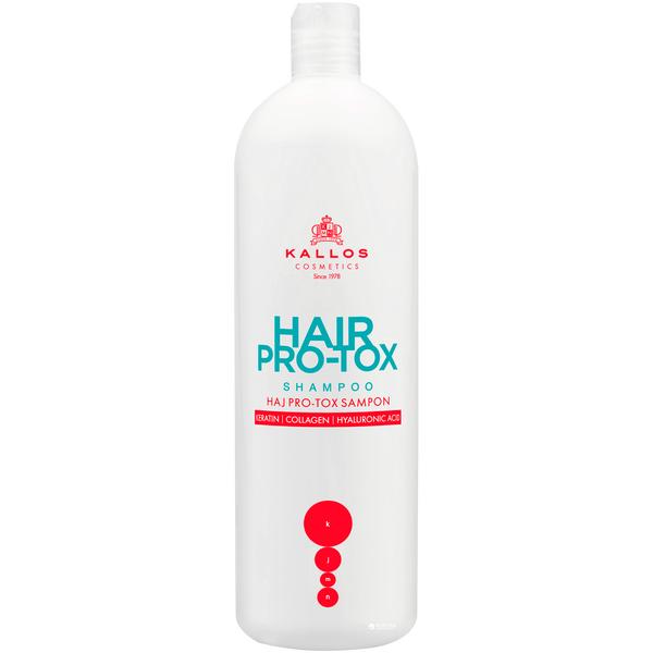 

Увлажняющий шампунь для волос, 1000 мл Kallos Hair pro-tox