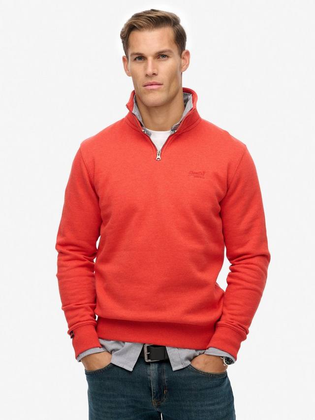 

Элегантный худи с молнией Essential Logo Superdry, Cinnabar Orange Marl