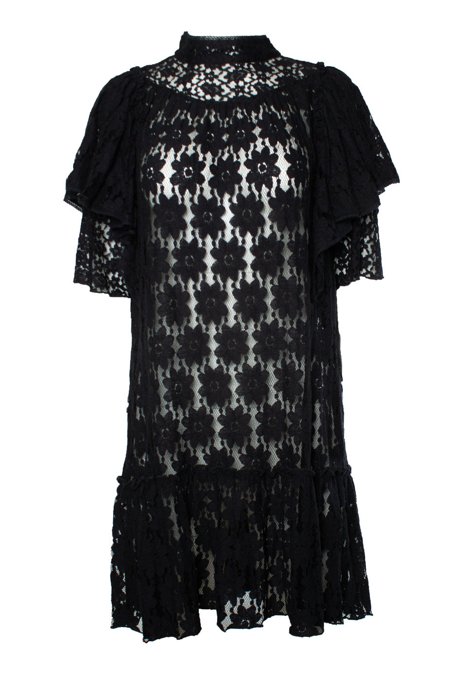 

Черное кружевное платье Isabel Marant Étoile