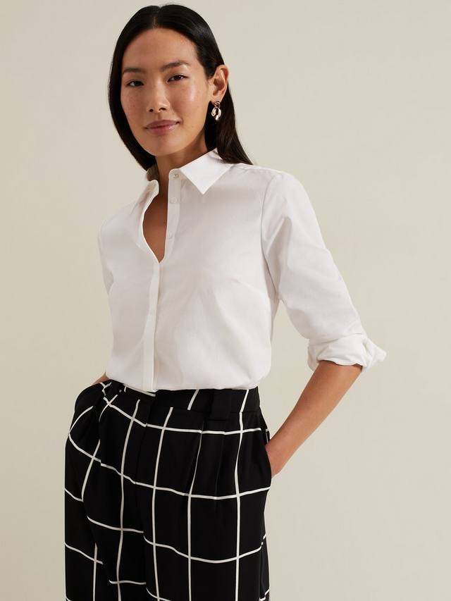 

Длинный рукав рубашка Phase Eight, White