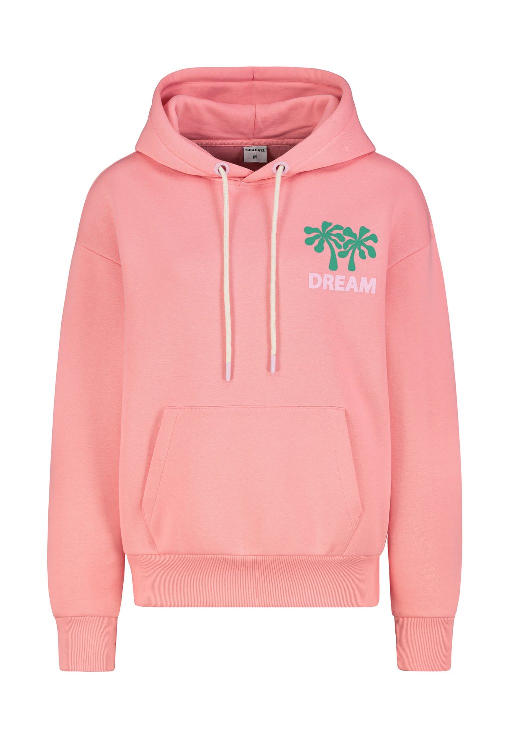 

Толстовка KÄNGURUTASCHE UND PALMEN-PRINT - Hoodie Sublevel, розовый
