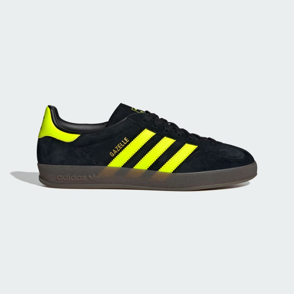 

Кроссовки Adidas Gazelle Indoor Shoes, цвет Core Black/Solar Yellow/Cloud White