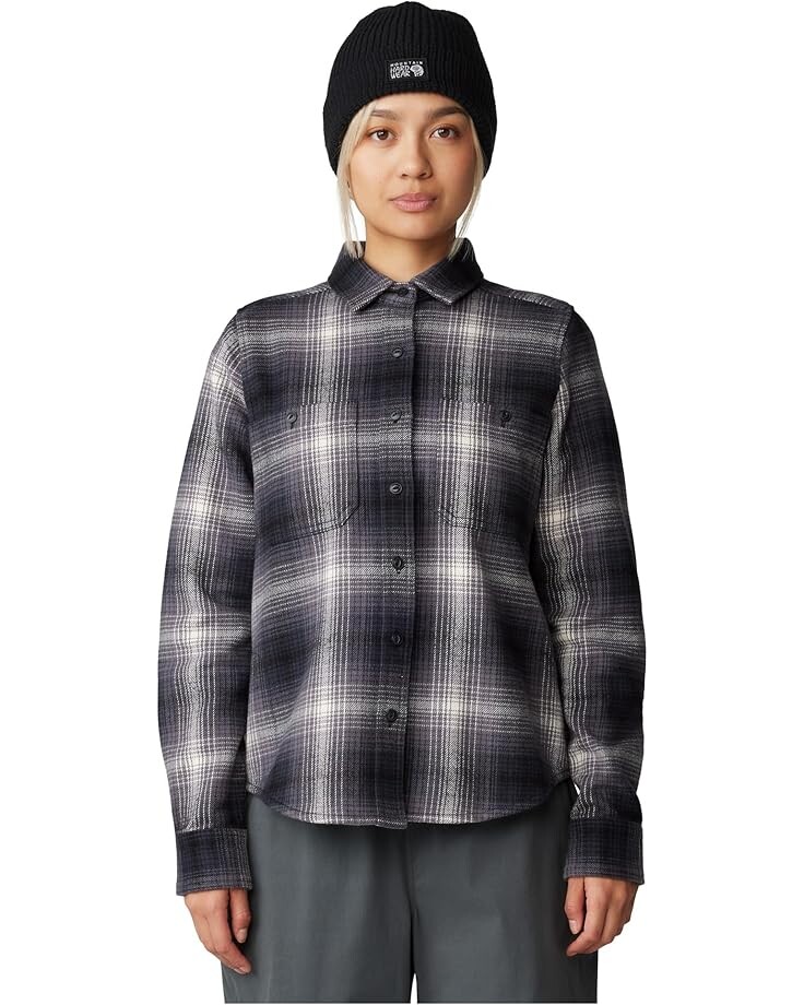 

Рубашка Mountain Hardwear Plusher Long Sleeve Shirt, цвет Black Ombre Buffalo Check