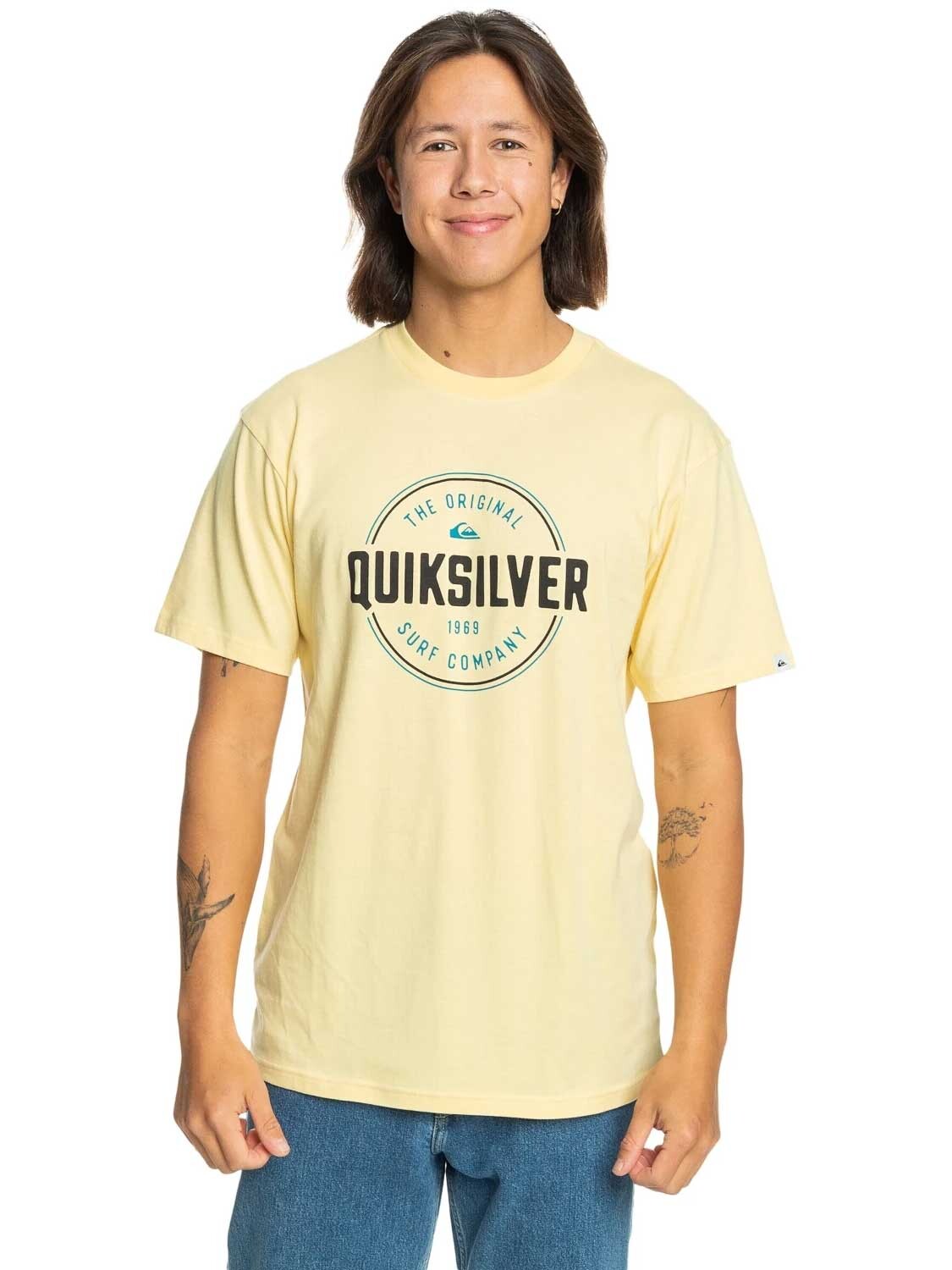 

Футболка Quiksilver CIRCLE UP SS, желтый