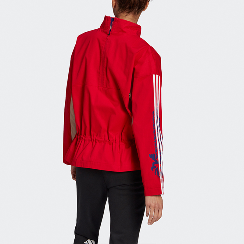 Куртка коллекции CNY женская светло-алая Adidas — фото 4