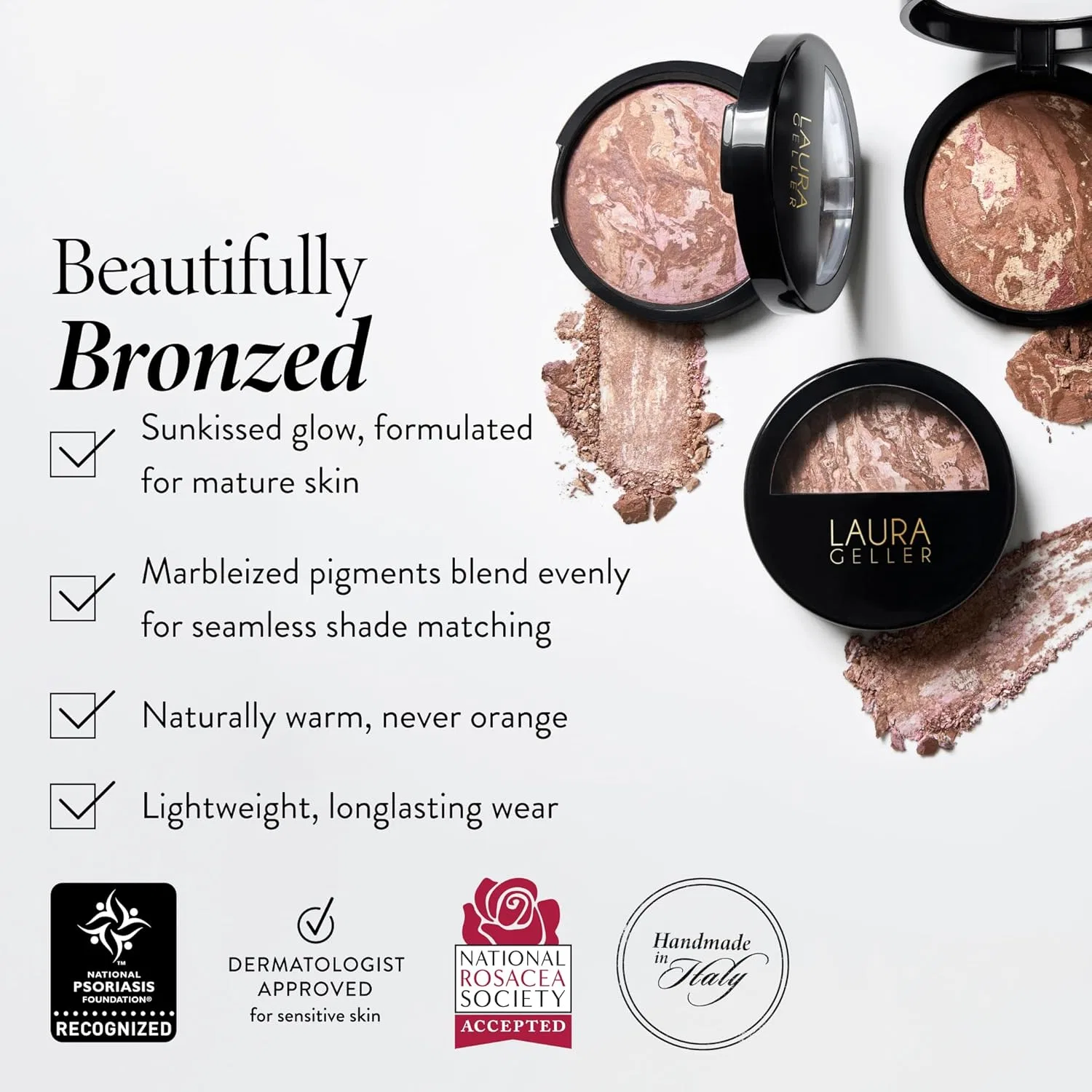 Бронзер LAURA GELLER NEW YORK Baked Bronze-N-Brighten, Deep — фото 3