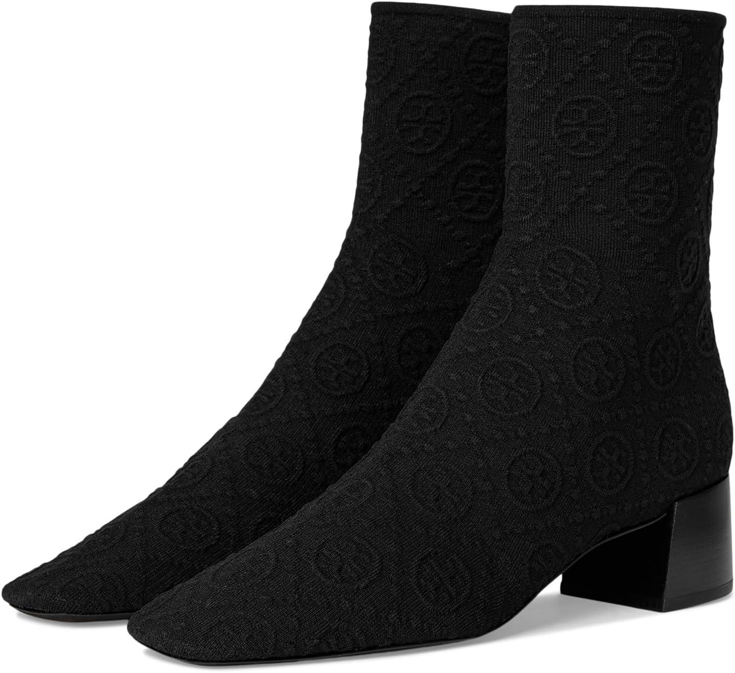 Ботинки Tory Burch Stretch Ankle Boot 45mm, цвет Perfect Black