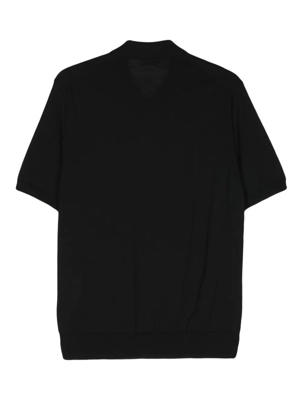 Шерстяная рубашка поло с нашивкой Comme Des Garçons Play, черный — фото 2