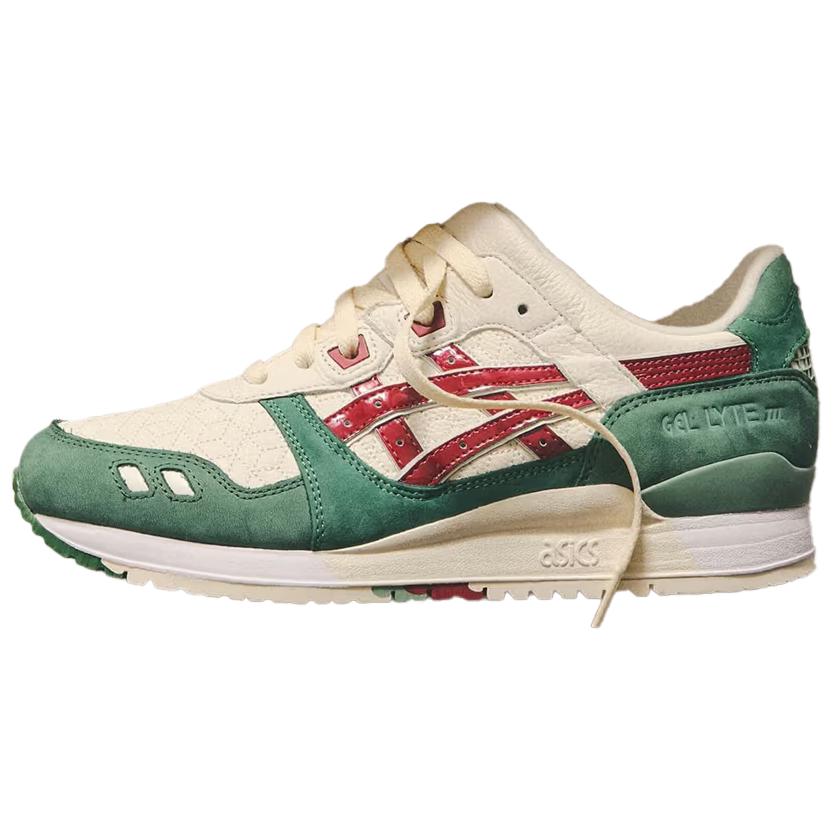 

ASICS Кроссовки KITH x Gel Lyte 3 унисекс бежевый зеленый красный