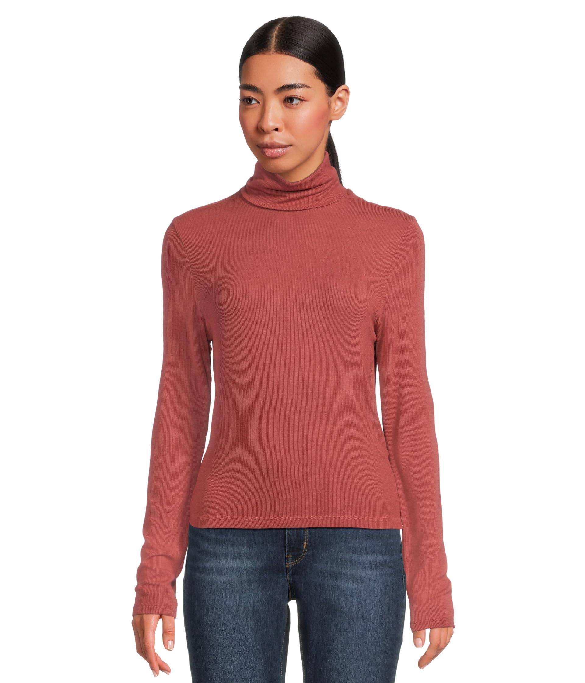 

Свитер Michael Stars Tara Crop Turtleneck, цвет Muse
