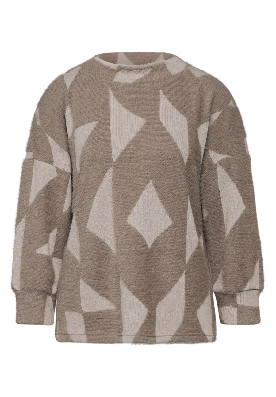 

Рубашка STREET ONE, цвет Brown/Grey