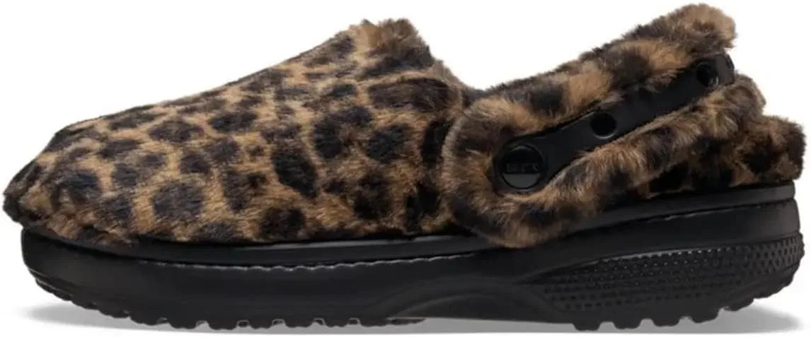 Классические сабо Crocs без чехла, Sepia Leopard — фото 3