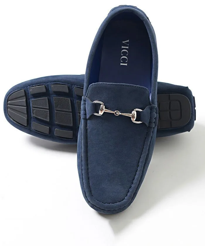 Водительские туфли Vicci с дополнительными элементами, NVY (Navy)