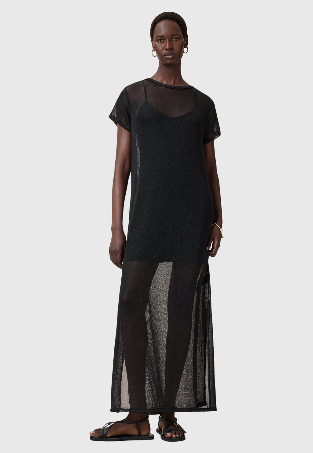 

Платье-джемпер THEA SPARKLE DRESS - Day dress AllSaints, черный