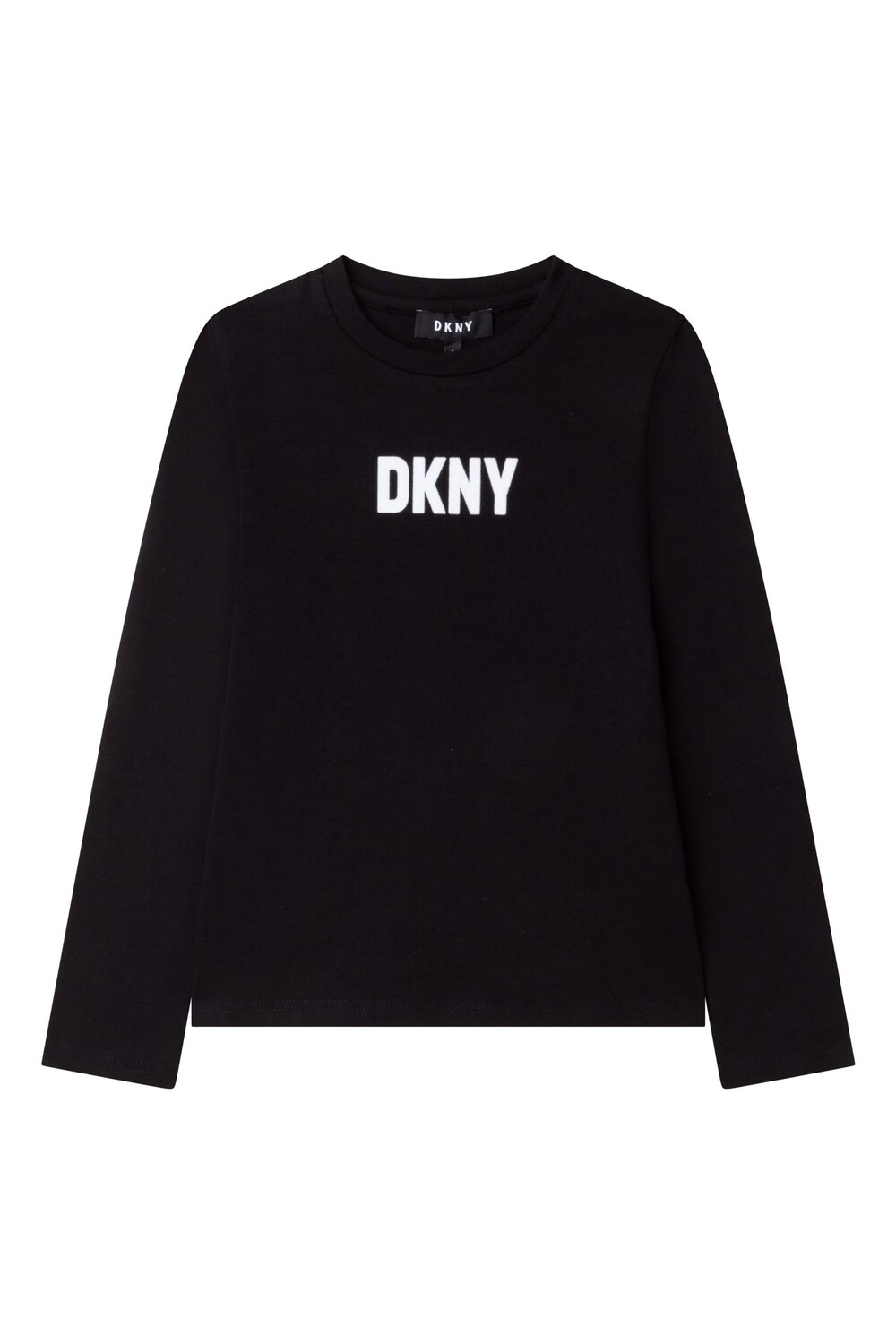 

Футболка с длинными рукавами и логотипом Dkny, черный