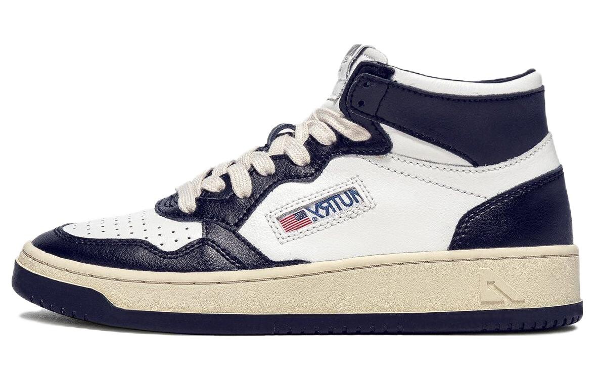 

Кроссовки AUTRY High-top Lace-up Sneakers, белый/синий