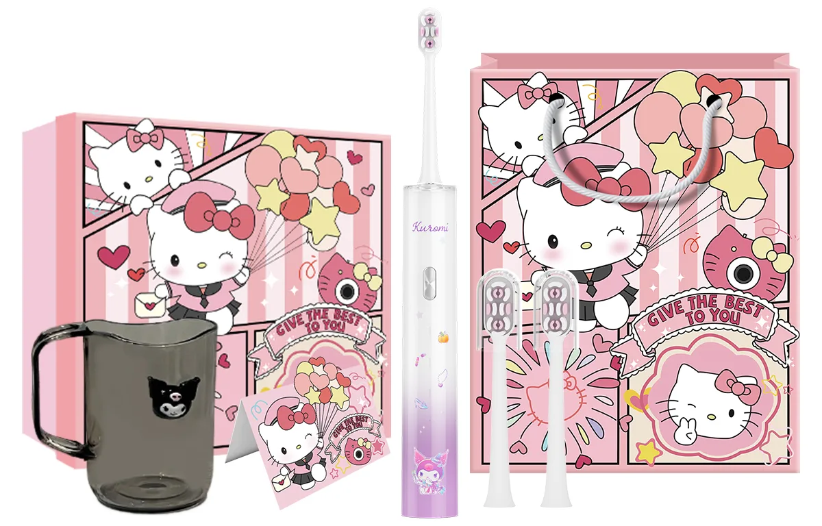 Электрическая зубная щетка Sanrio, T9 Kuromi Purple, Box Limited Edition