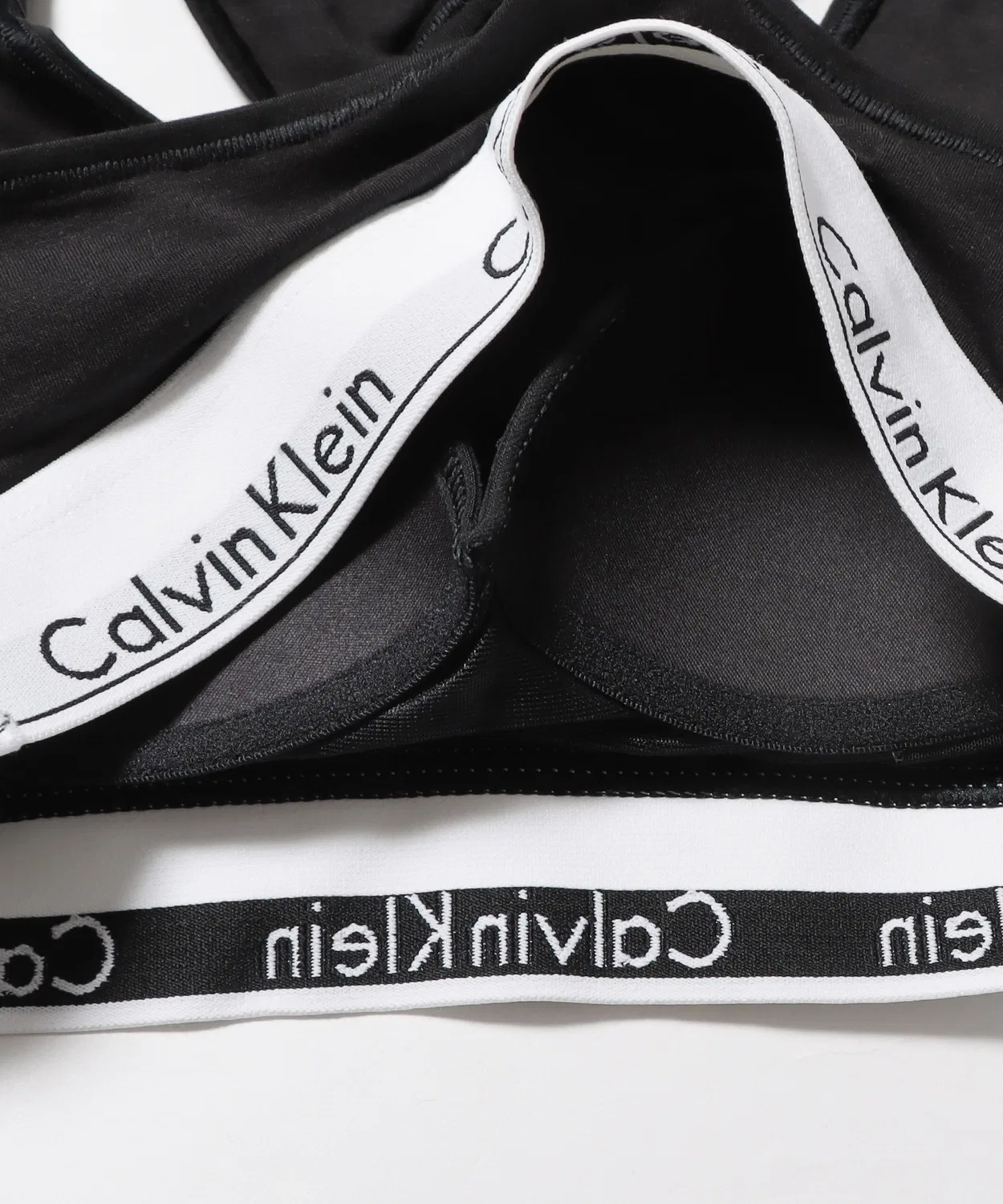 Бралетт Calvin Klein Light Lined Bralette, белый — фото 4