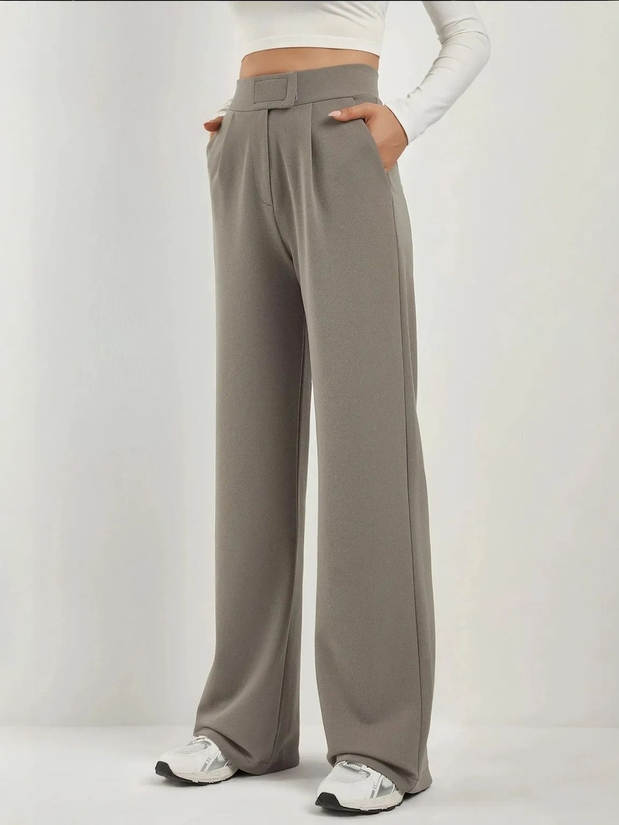 

Широкие брюки со складками спереди Hiccup, серый