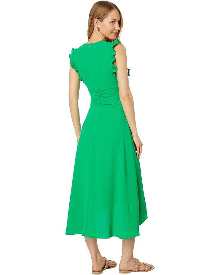 

Платье Maggy London Maxi Dress with Ruffle Sleeve and Tucked Waist, цвет Bright Jade