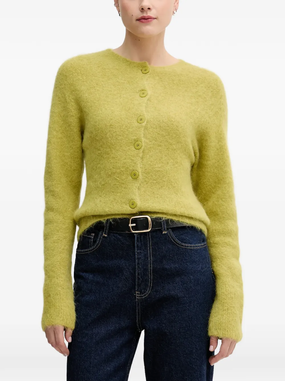 

Кардиган на пуговицах Sandro Ferrone, зеленый