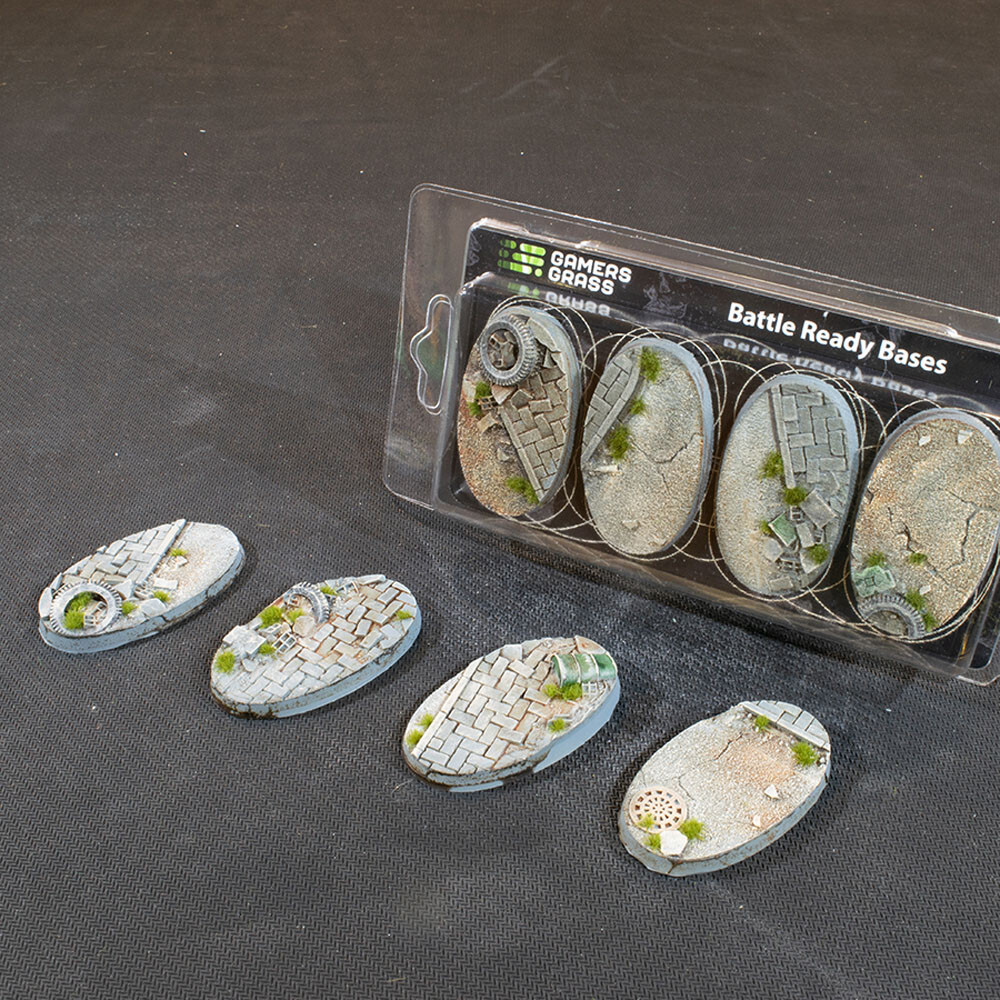 

Аксессуары Gamers Grass Battle Ready Bases: Urban Warfare - Oval 60mm (4)