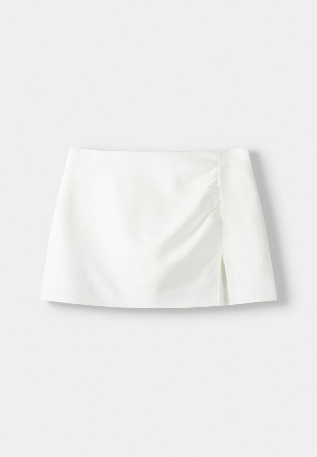 

Юбка А-силуэта Ponte Di Roma With Gathered Detail Bershka, бежевый
