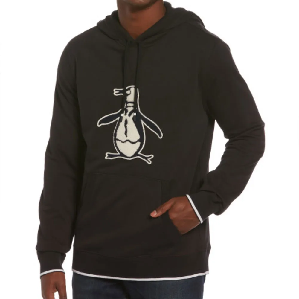 

Худи Original Penguin Organic Boucle Pete Fleece, черный