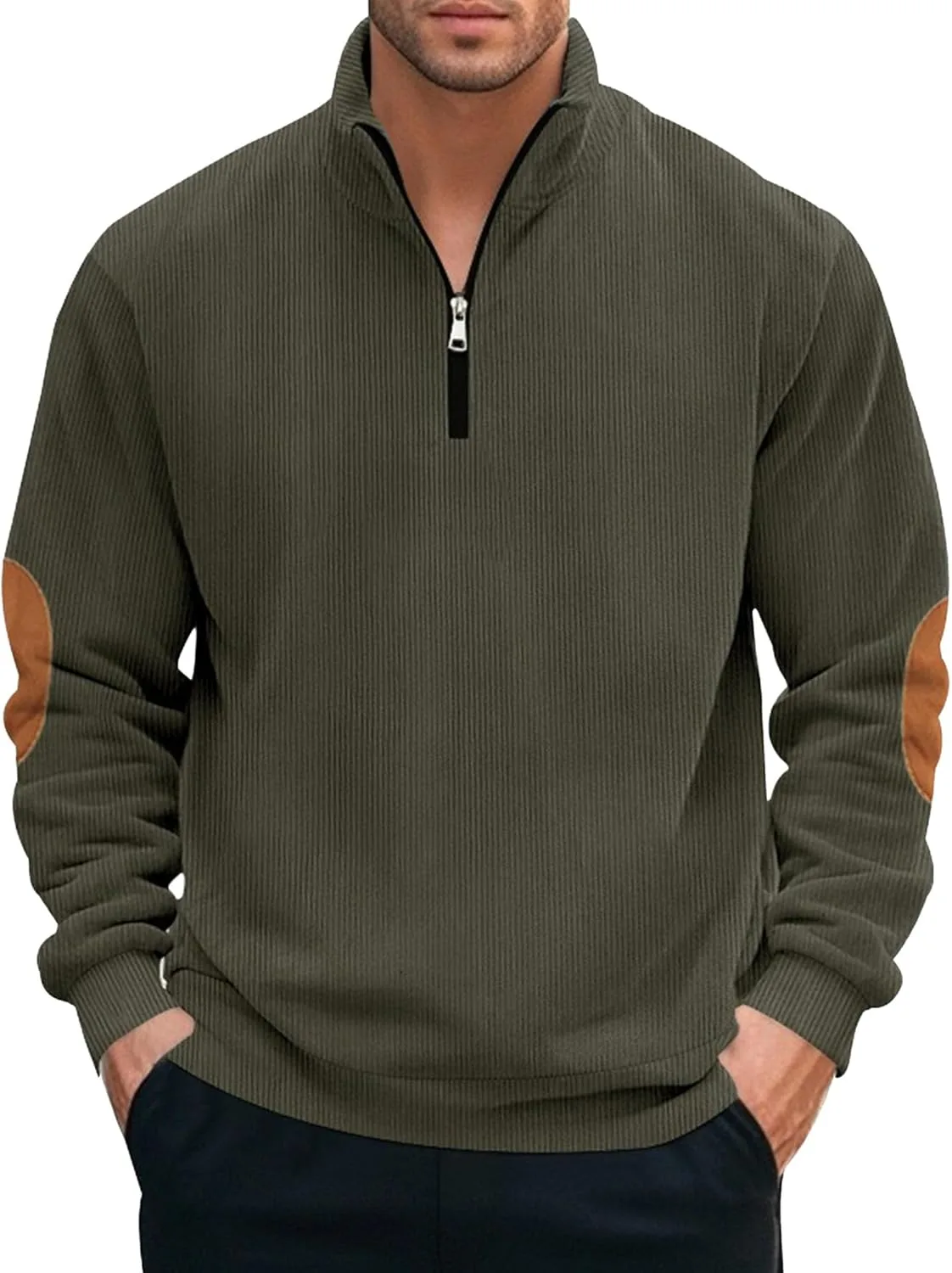 

Мужской свитер-поло с длинным рукавом и воротником-стойкой Maiyifu-GJ