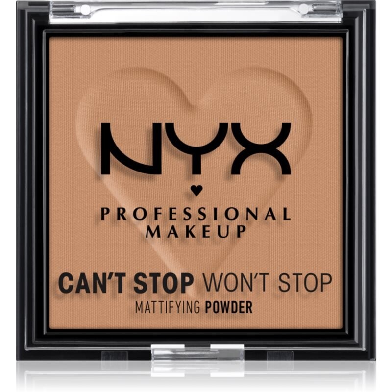 

NYX Professional Makeup Can't Stop Won't Stop Mattifying Powder матирующая пудра оттенка 07 Карамель 6 г