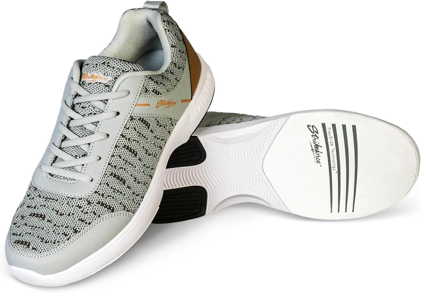 Мужские спортивные кроссовки для боулинга KR Strikeforce Flyer Mesh Lite, Grey Brown