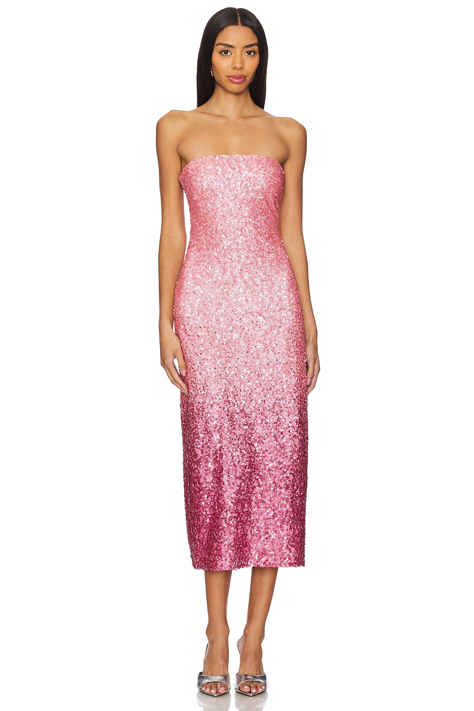 

Платье стасии Loveshackfancy, розовый