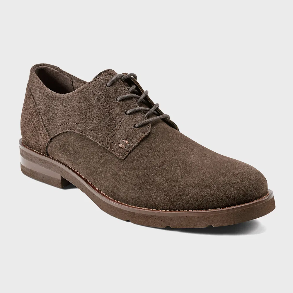 Мужские тёмно-коричневые дерби Walton Plain Toe от Rockport