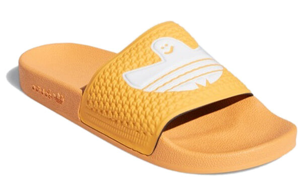 Тапочки mark gonzales x shmoofoil slide 'hazy orange' Adidas, желтый — фото 3