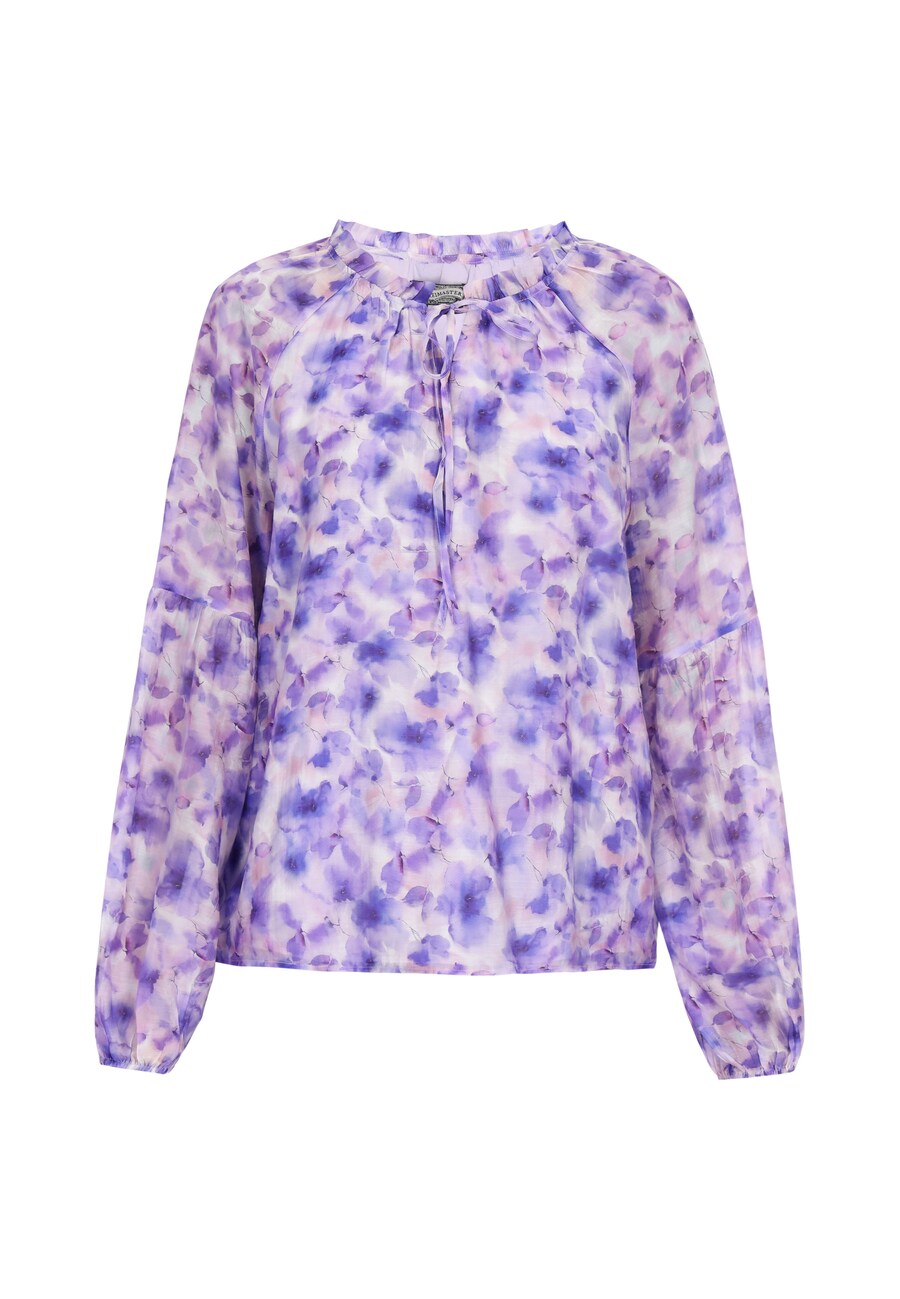 

Блуза DreiMaster Vintage, фиолетовый/пастельно-фиолетовый