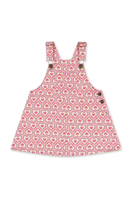 Платье летнее с регулируемыми бретелями Frankie Overall Dress Konges Sløjd, розовый