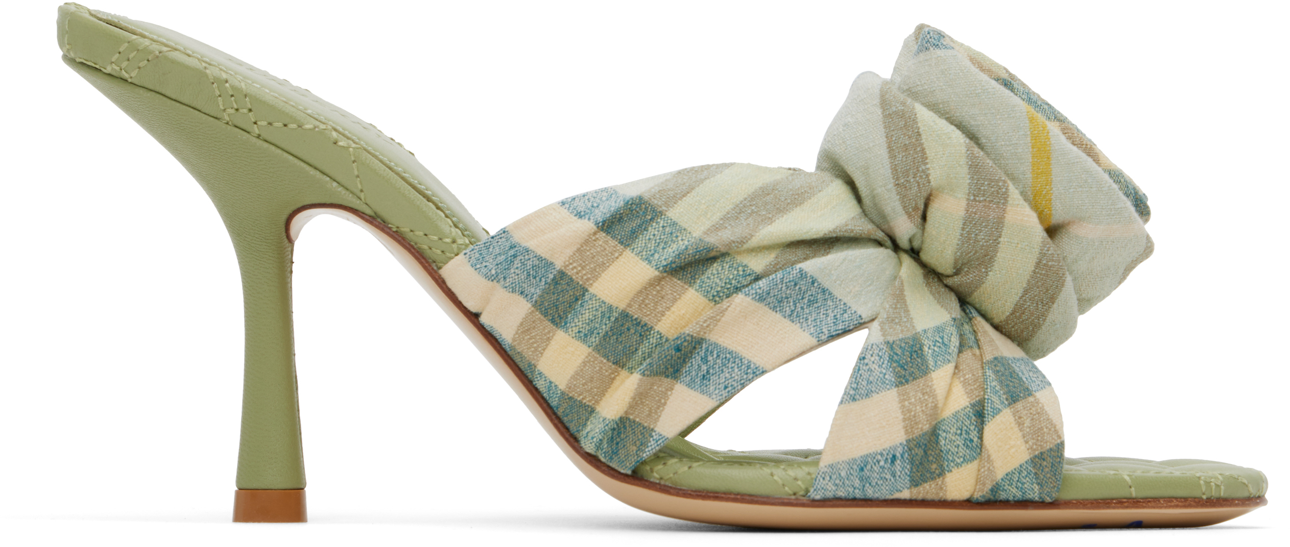 Босоножки на каблуке Green Mews Rose Burberry
