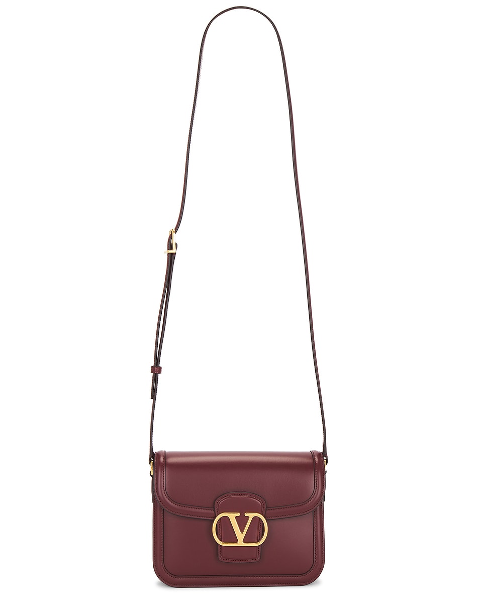 

9to5 Сумка через плечо мини Valentino Garavani, Brick Ruby