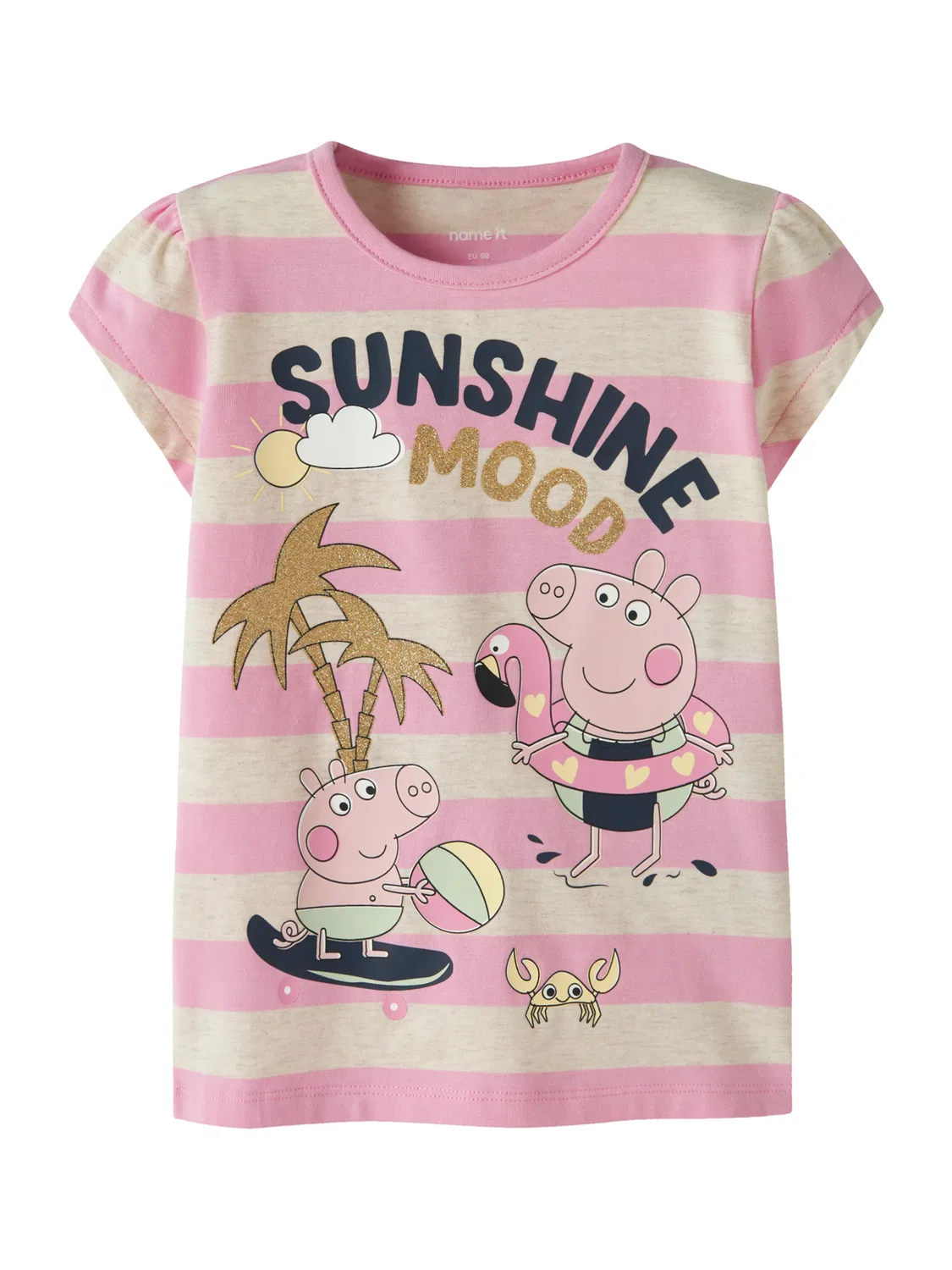 Футболка 'NMFarra Peppa' Name It, Light Pink