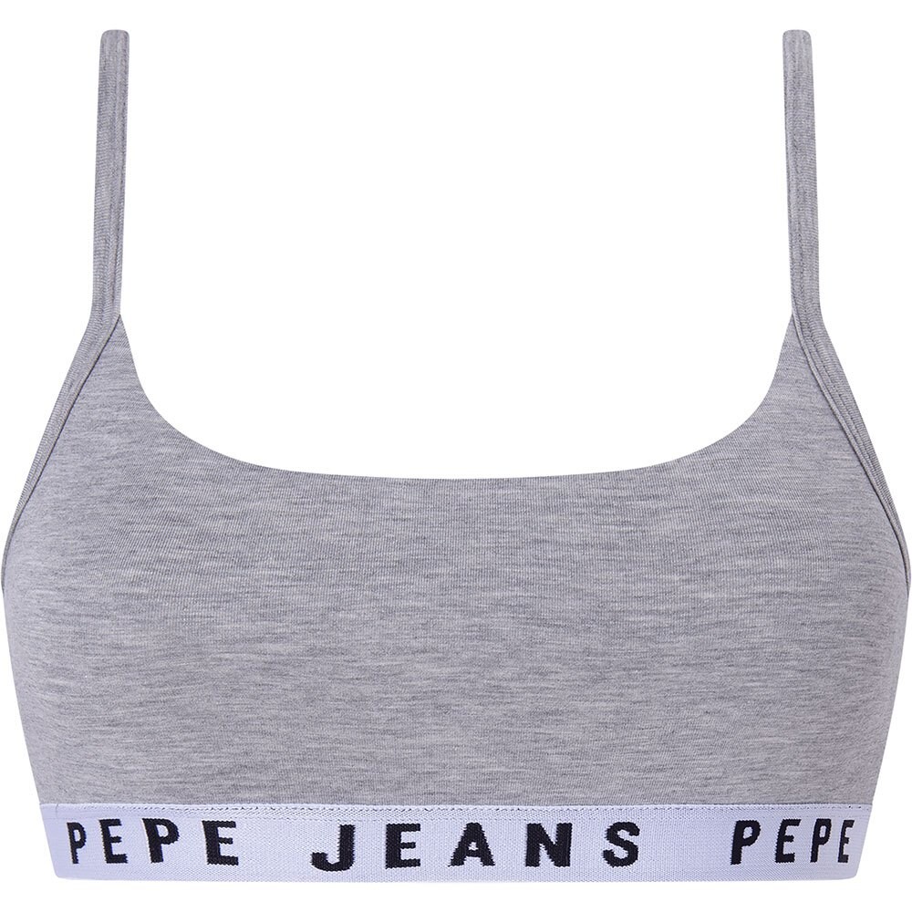 

Бюстгальтер Pepe Jeans Logo Stripeslette, серый