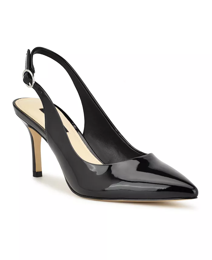 Женские туфли-лодочки Menora на шпильке с регулируемыми бретелями Nine West, черный